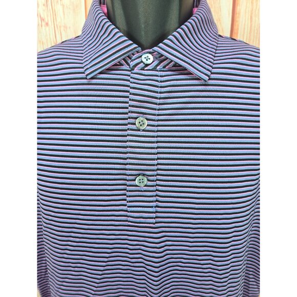 FootJoy Mens Striped Polo Medium Texas Star Golf Course - Picture 3 of 9